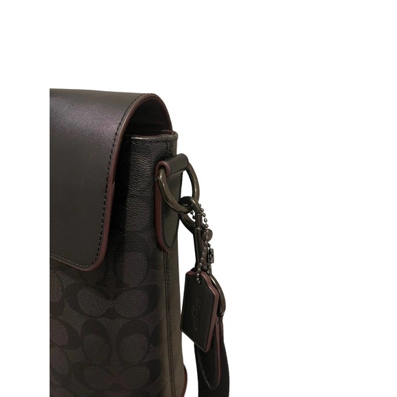 NWT Coach Hamilton Portfolio Shadow Brief In Signature Canvas 4190 MSRP $450 - Picture 6 of 15